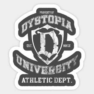 Dystopia University Athletic Department Sticker